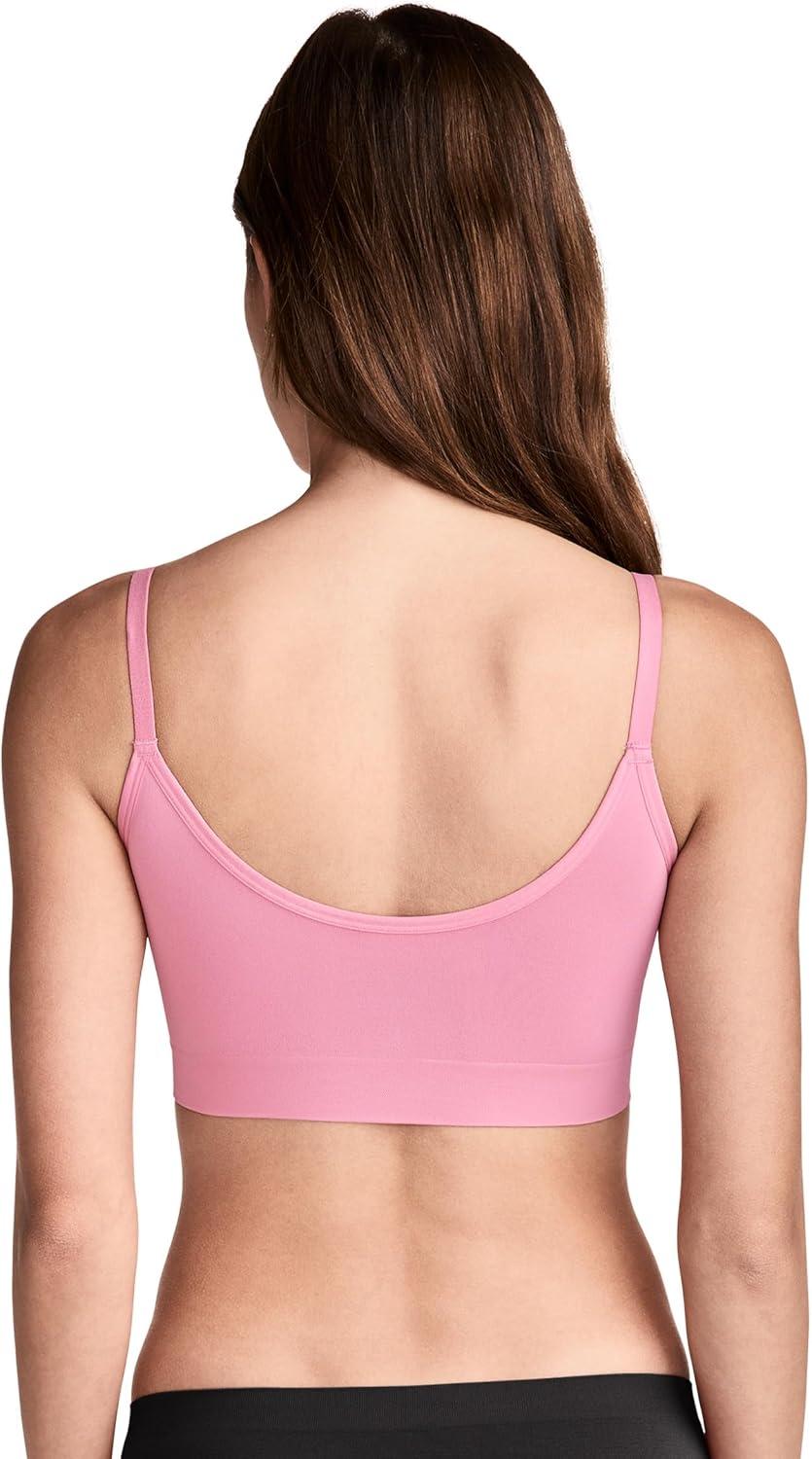 imageJockey Womens Bra Seamfree Back Smoothing Cami Strap BraletteJellyfish
