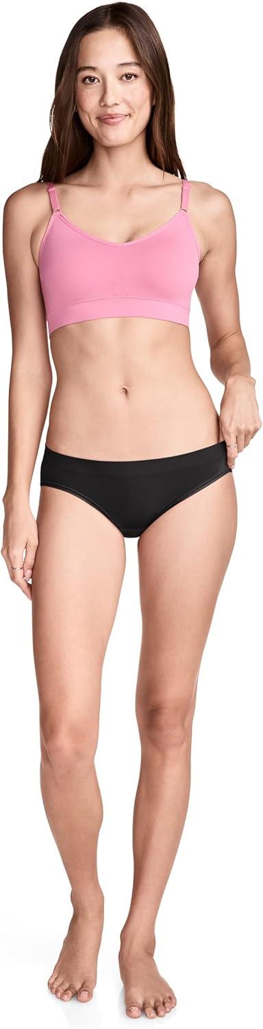 imageJockey Womens Bra Seamfree Back Smoothing Cami Strap BraletteJellyfish
