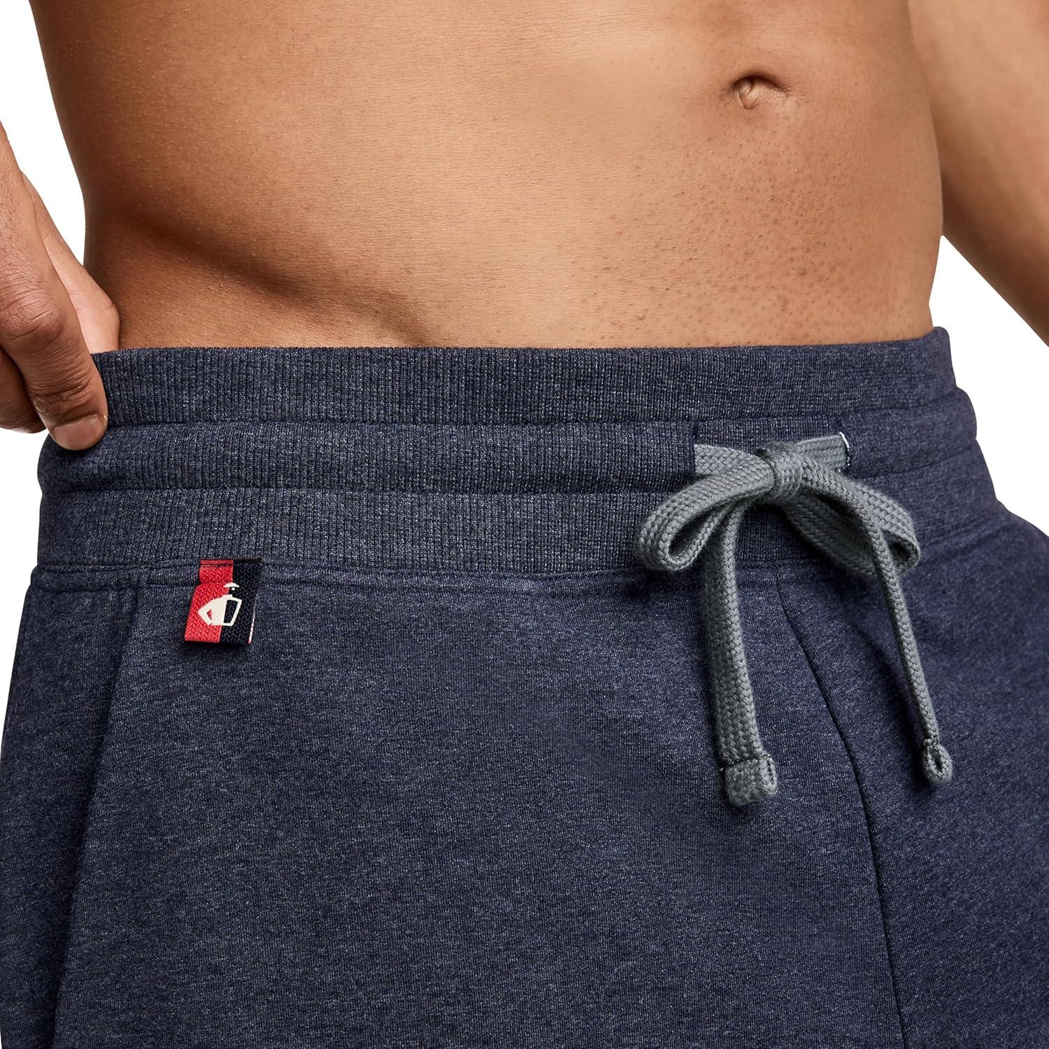 imageJockey Mens Loungewear Lightweight Cotton Blend Fleece 85 Short1876 Navy Blue