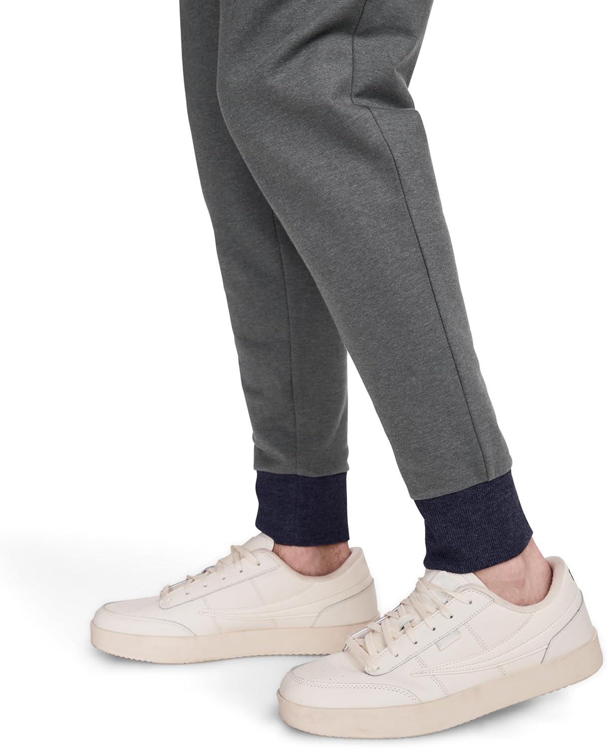 imageJockey Mens Loungewear Lightweight Cotton Blend Fleece Jogger1876 Grey