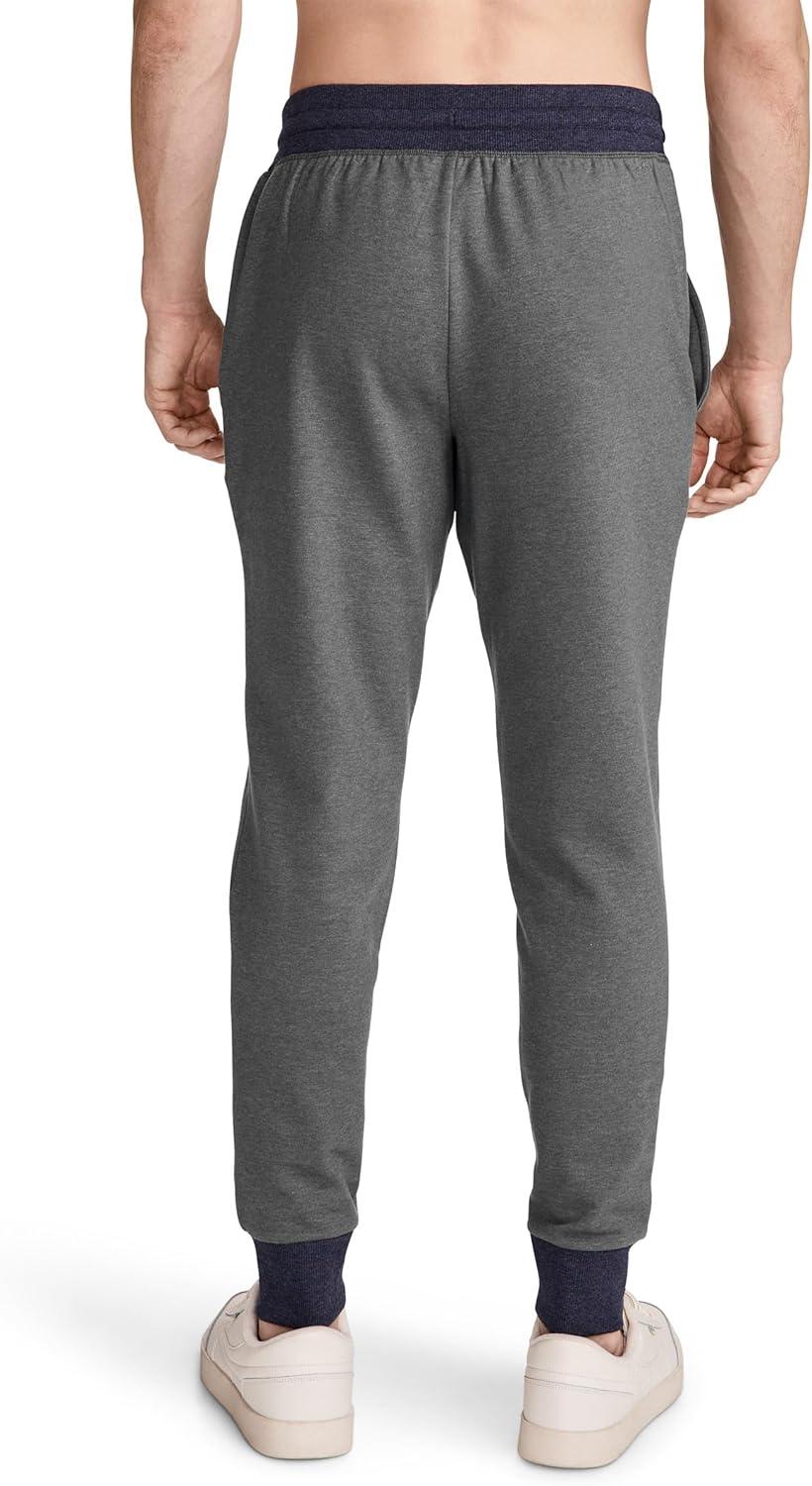 imageJockey Mens Loungewear Lightweight Cotton Blend Fleece Jogger1876 Grey