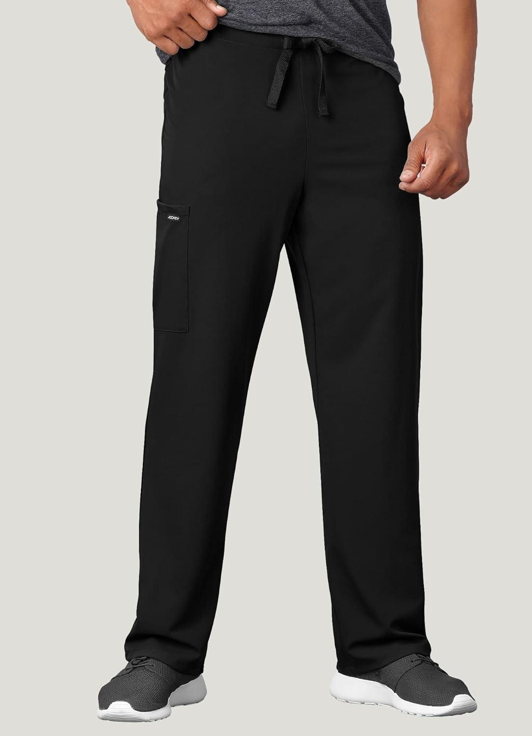 imageJockey Unisex Scrubs Classic Unisex Stretch Scrub PantBlack