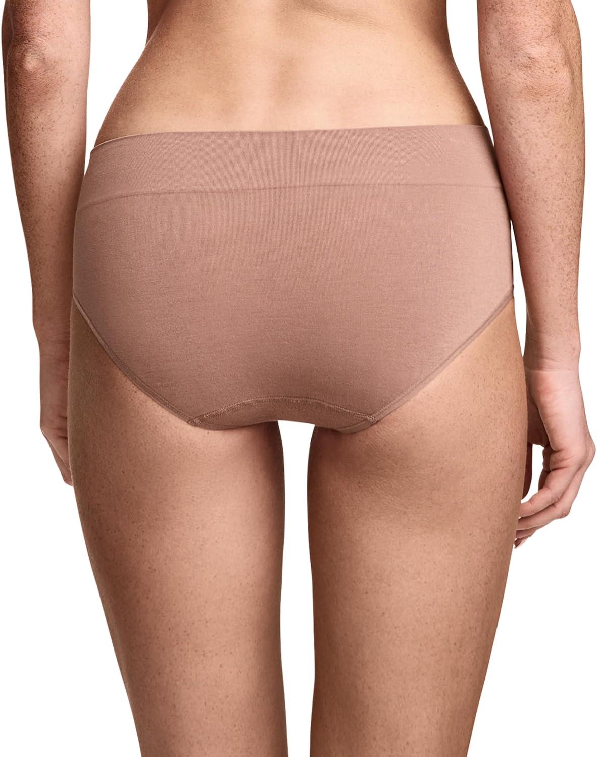 imageJockey Womens Underwear Seamfree Comfort Waist HipsterAlmond