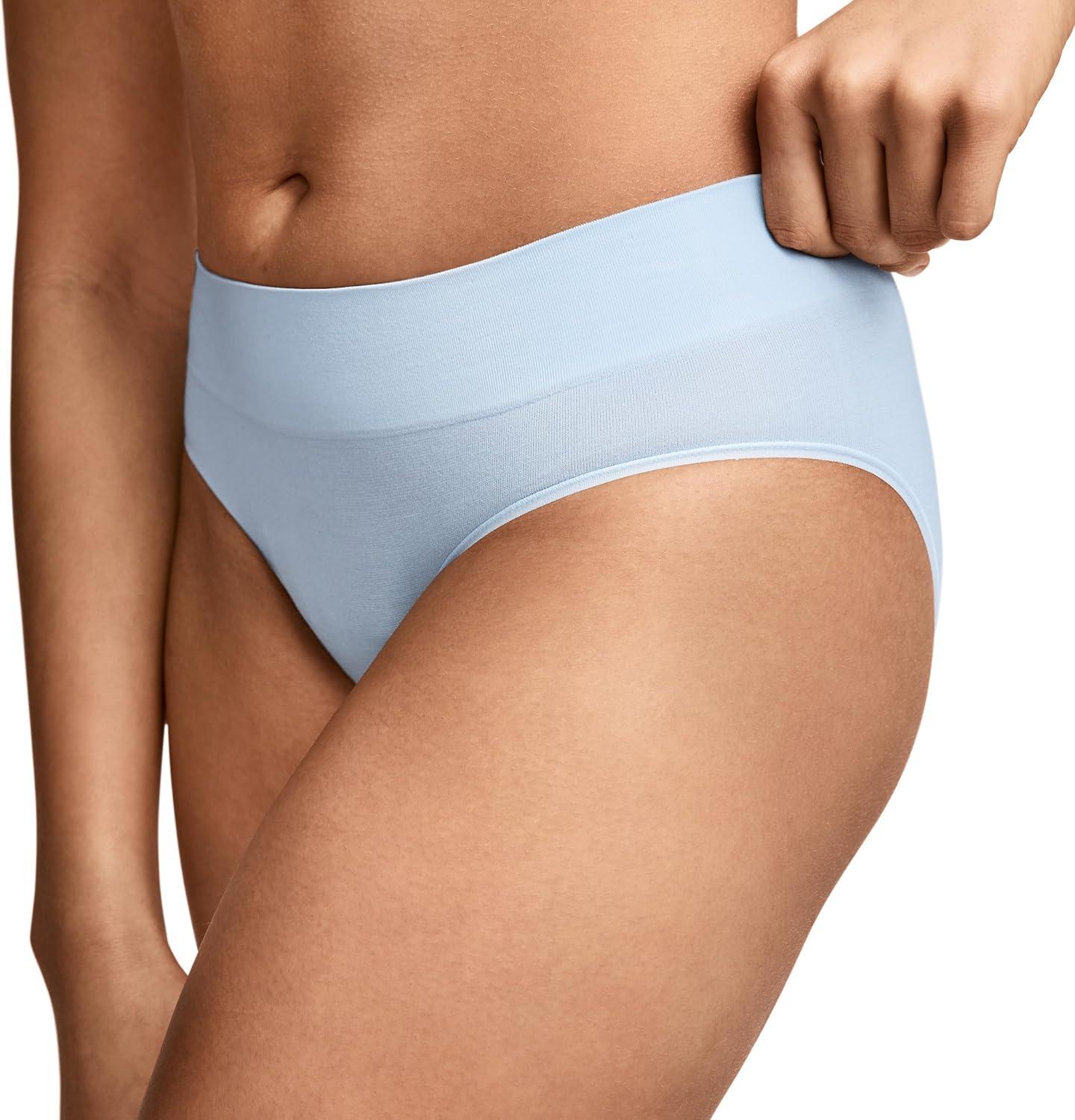 imageJockey Womens Underwear Seamfree Comfort Waist HipsterBlue Topaz