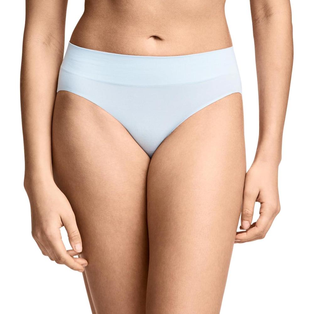 imageJockey Womens Underwear Seamfree Comfort Waist HipsterBlue Topaz