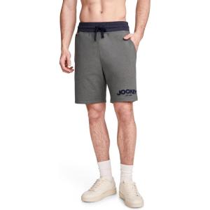 Jockey Men’s Loungewear Lightweight Cotton Blend Fleece 8.5″ Short(1876 Grey)