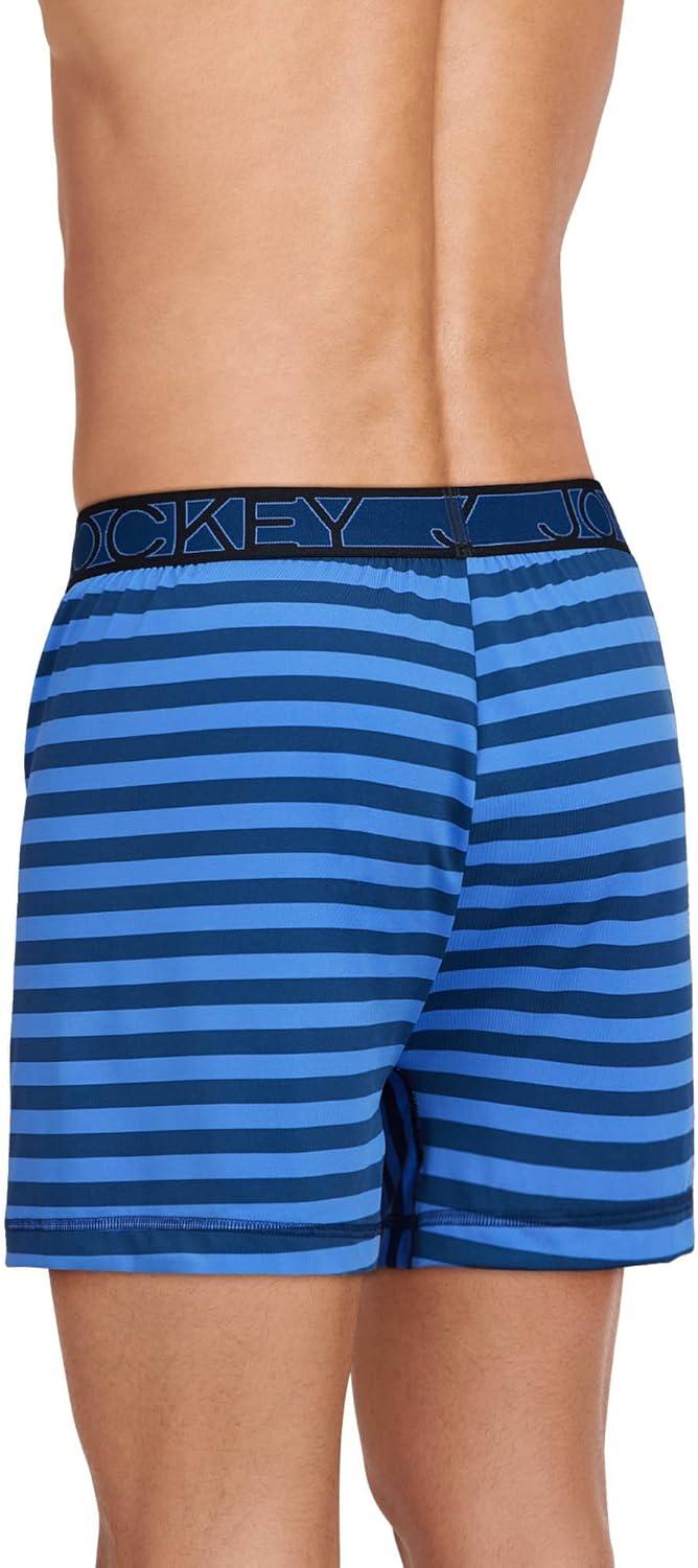 imageJockey Mens Underwear Active Microfiber 45 BoxerCarabiner Ropes