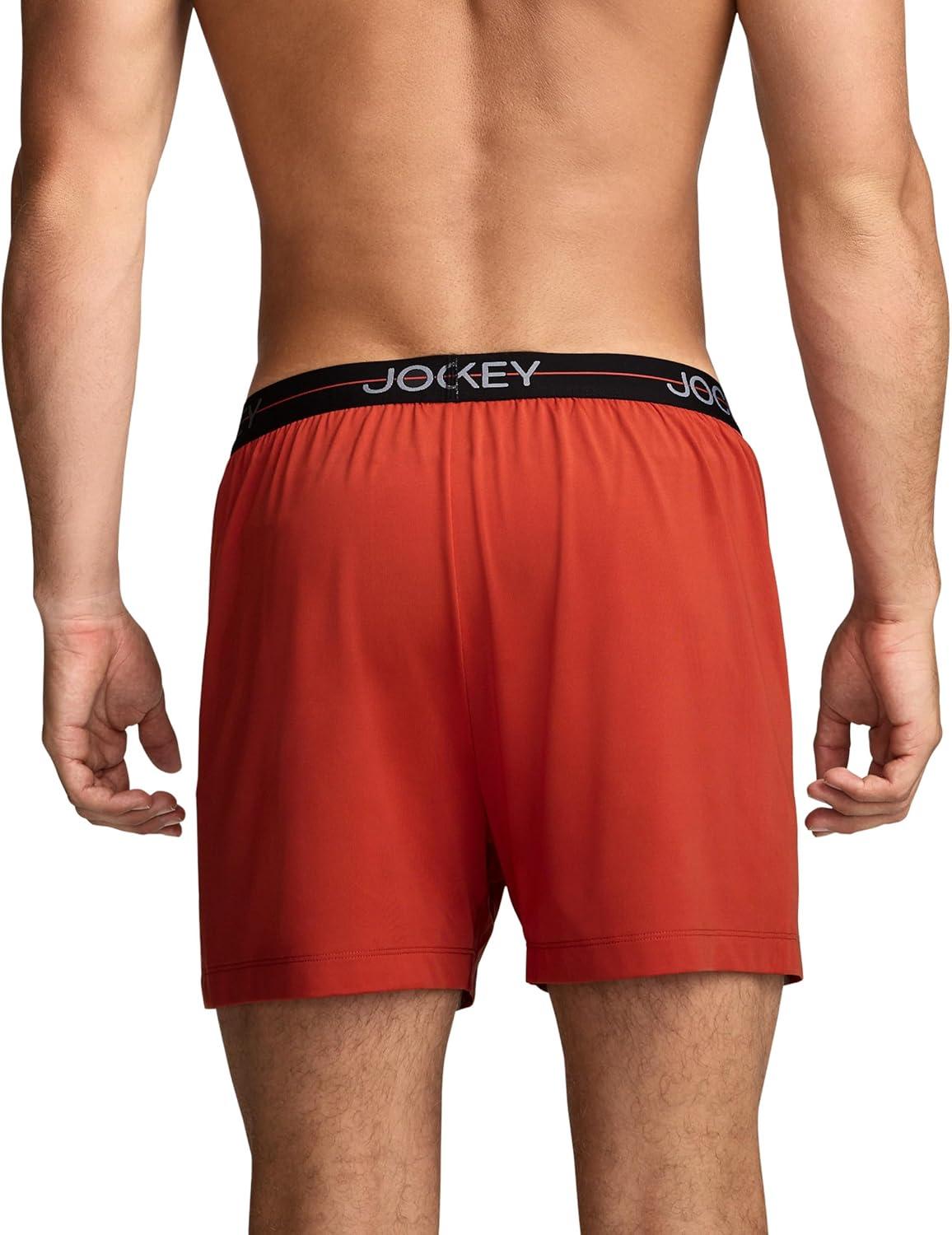 imageJockey Mens Underwear Active Microfiber 45 BoxerPainted Desert