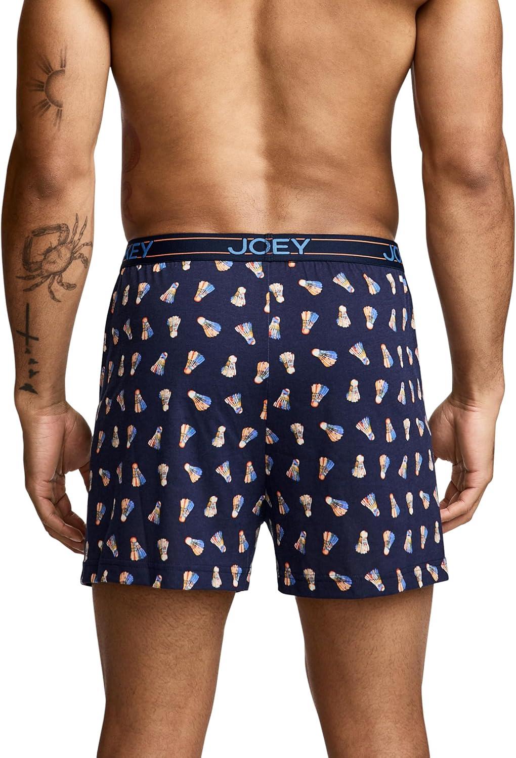 imageJockey Mens Underwear ActiveBlend Knit 5 BoxerShuttle Navy