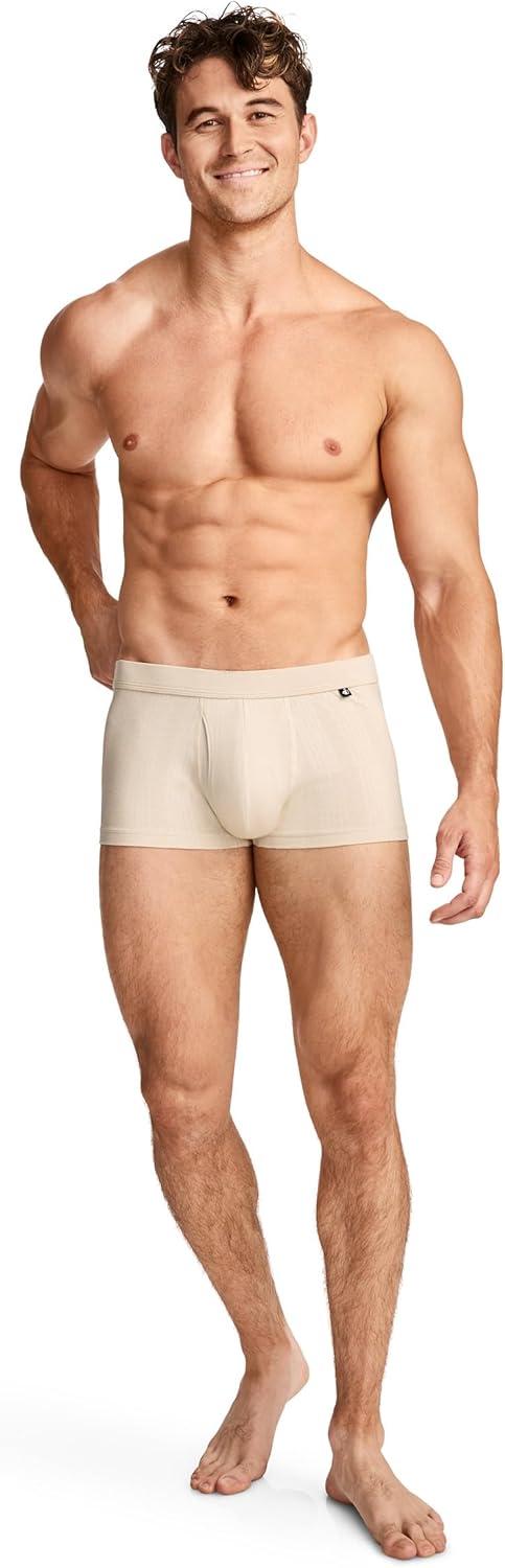 imageJockey Mens Underwear Hypersoft 360 3 Trunk 3 PackGoldenrod