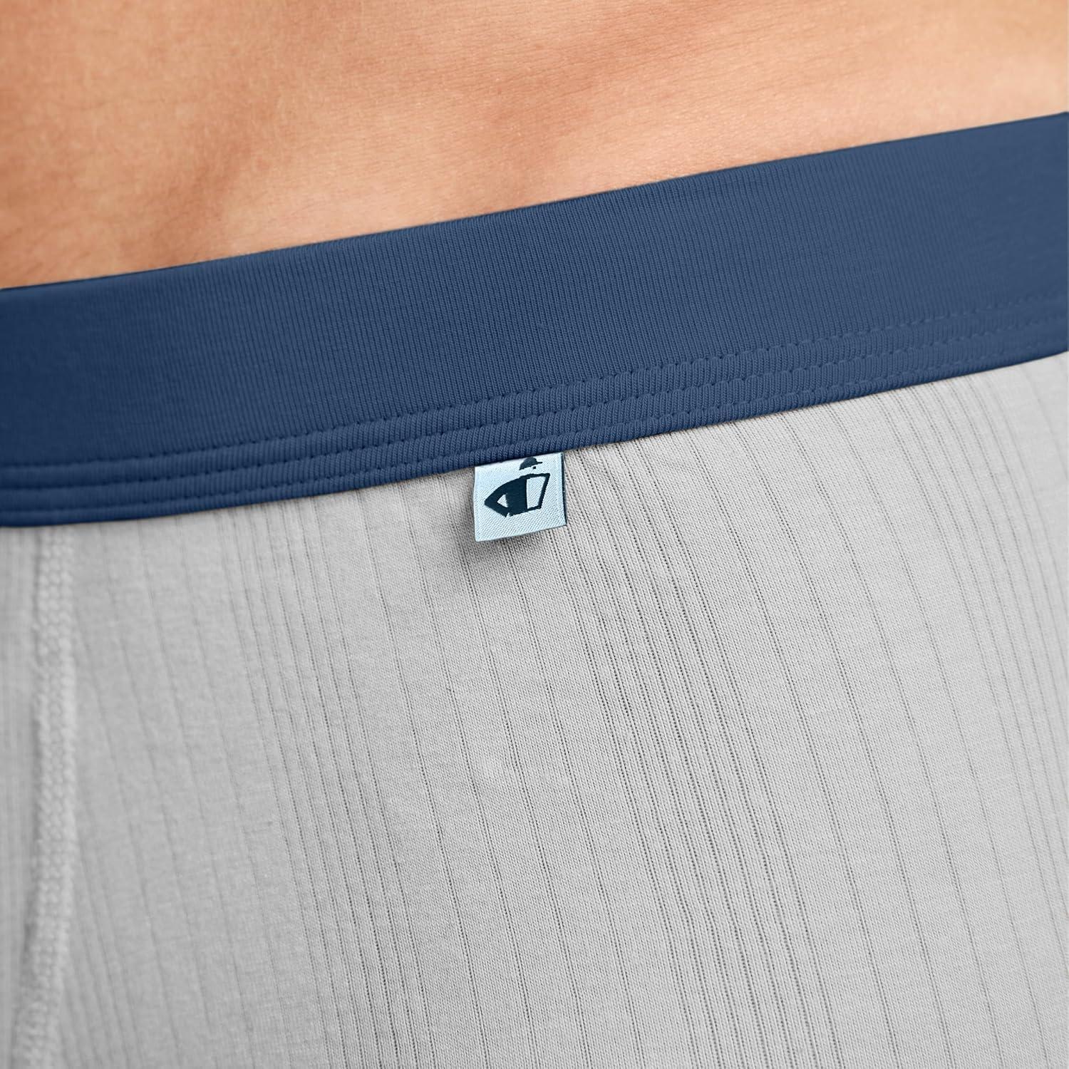 imageJockey Mens Underwear Hypersoft 360 3 Trunk 3 PackNocturne Mist