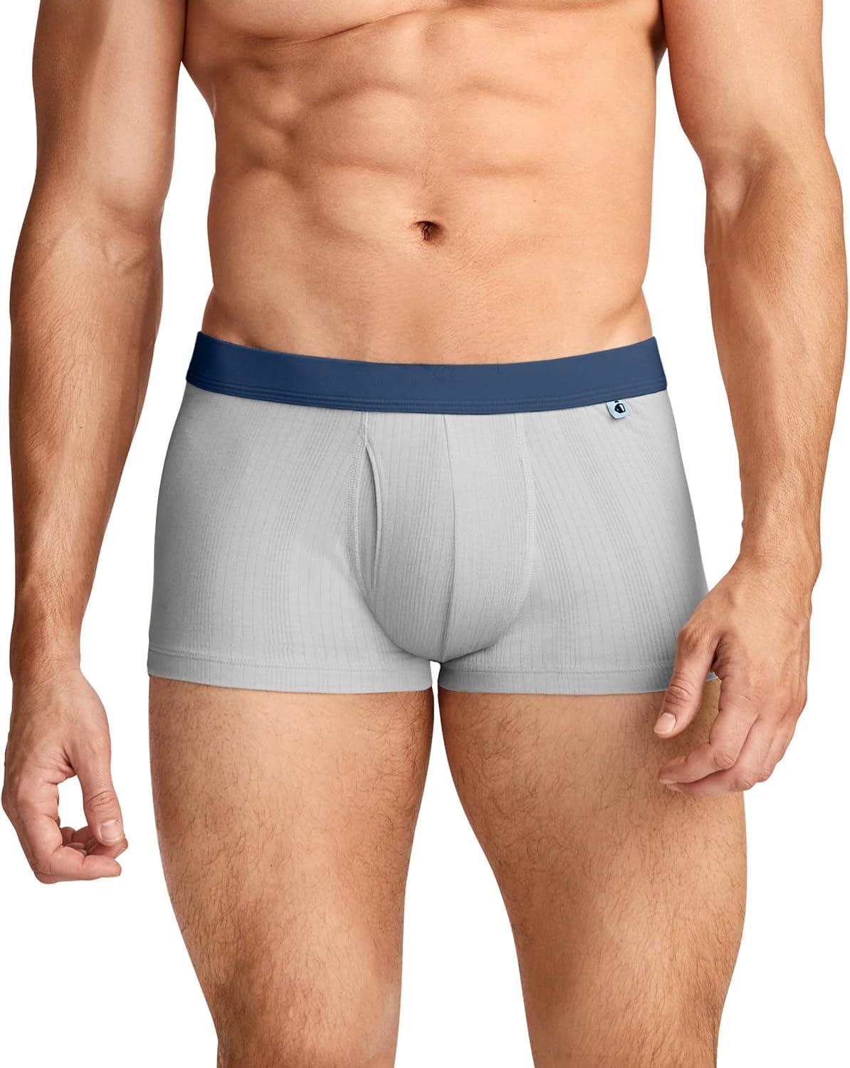 imageJockey Mens Underwear Hypersoft 360 3 Trunk 3 PackNocturne Mist