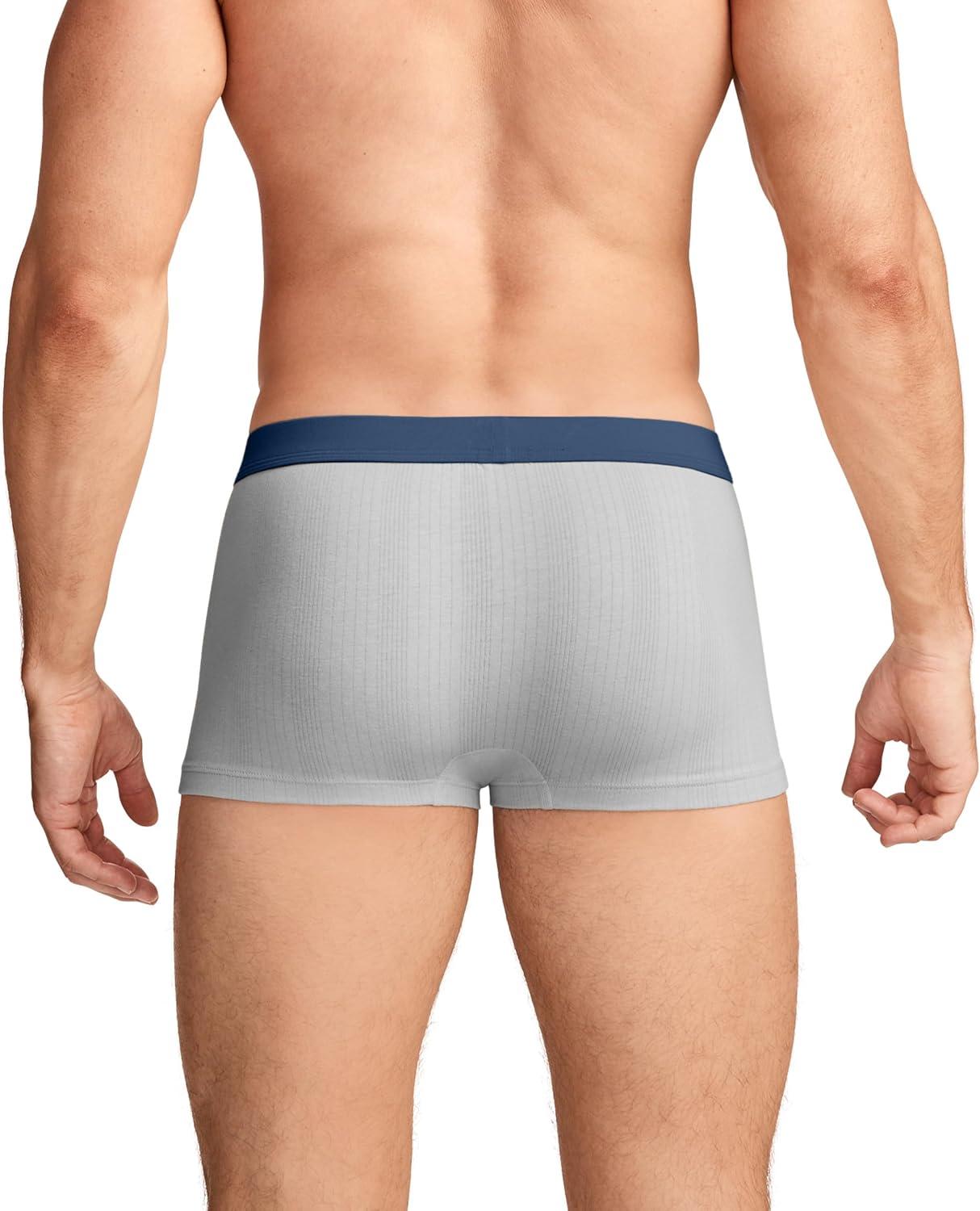 imageJockey Mens Underwear Hypersoft 360 3 Trunk 3 PackNocturne Mist