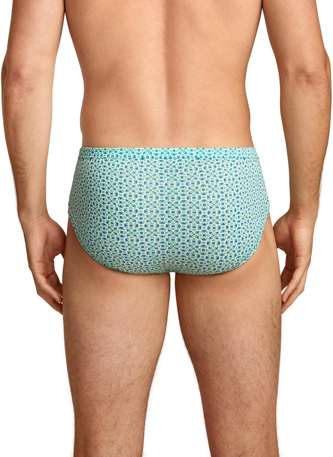 imageJockey Mens Underwear Mens Elance Poco Brief 2 PackTidal Tile