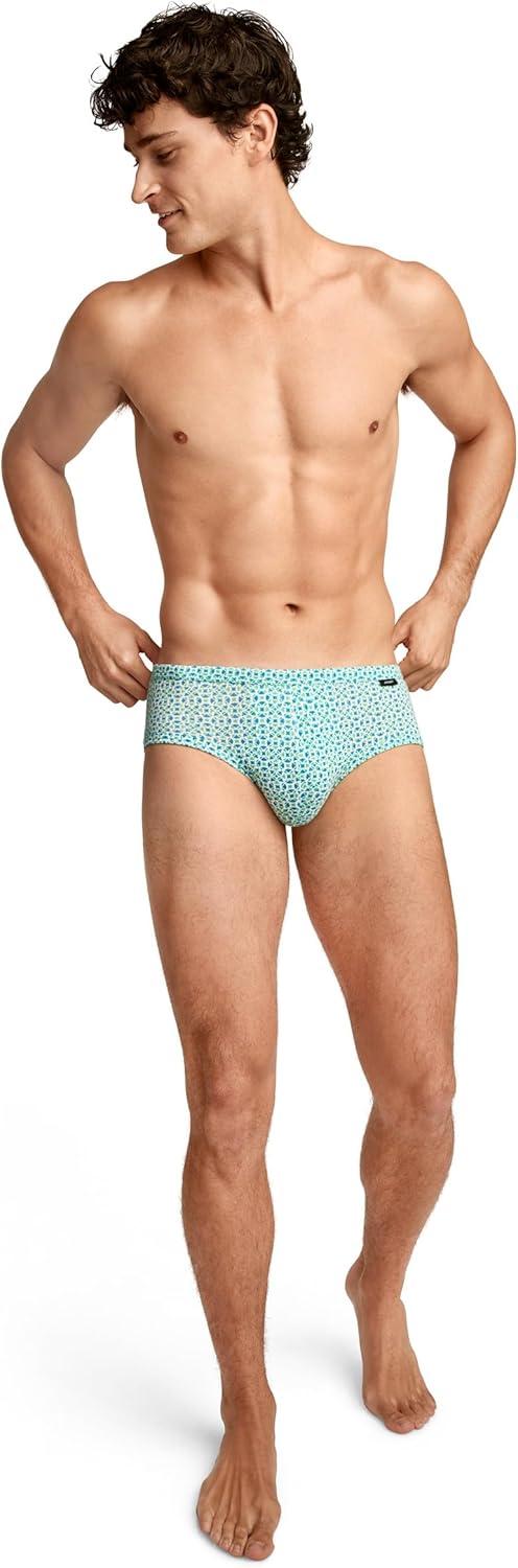 imageJockey Mens Underwear Mens Elance Poco Brief 2 PackTidal Tile