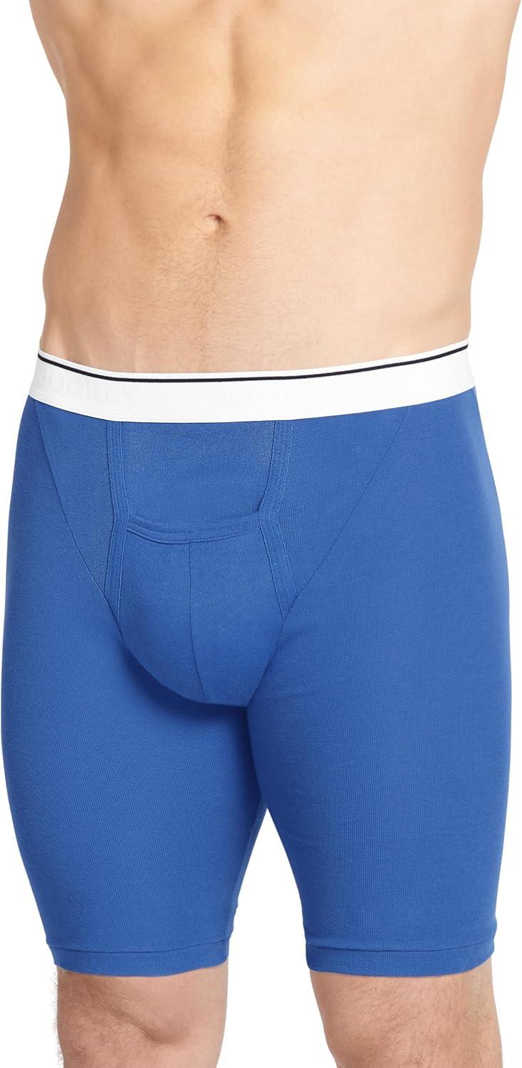imageJockey Mens Underwear Pouch 10 Midway Brief 2 PackOcean BlueJust Blue
