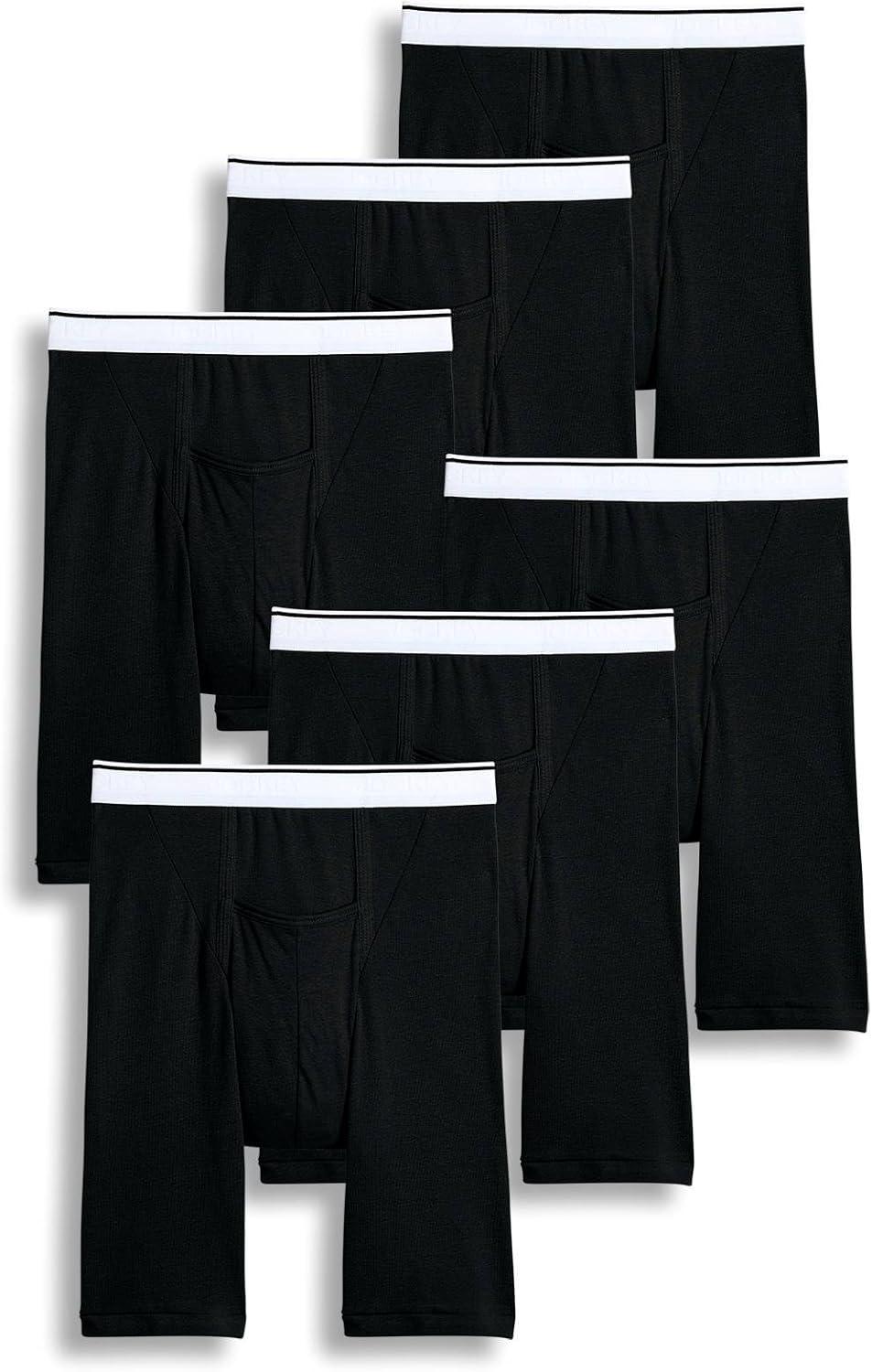 imageJockey Mens Underwear Pouch 10 Midway Brief 6 PackBlack