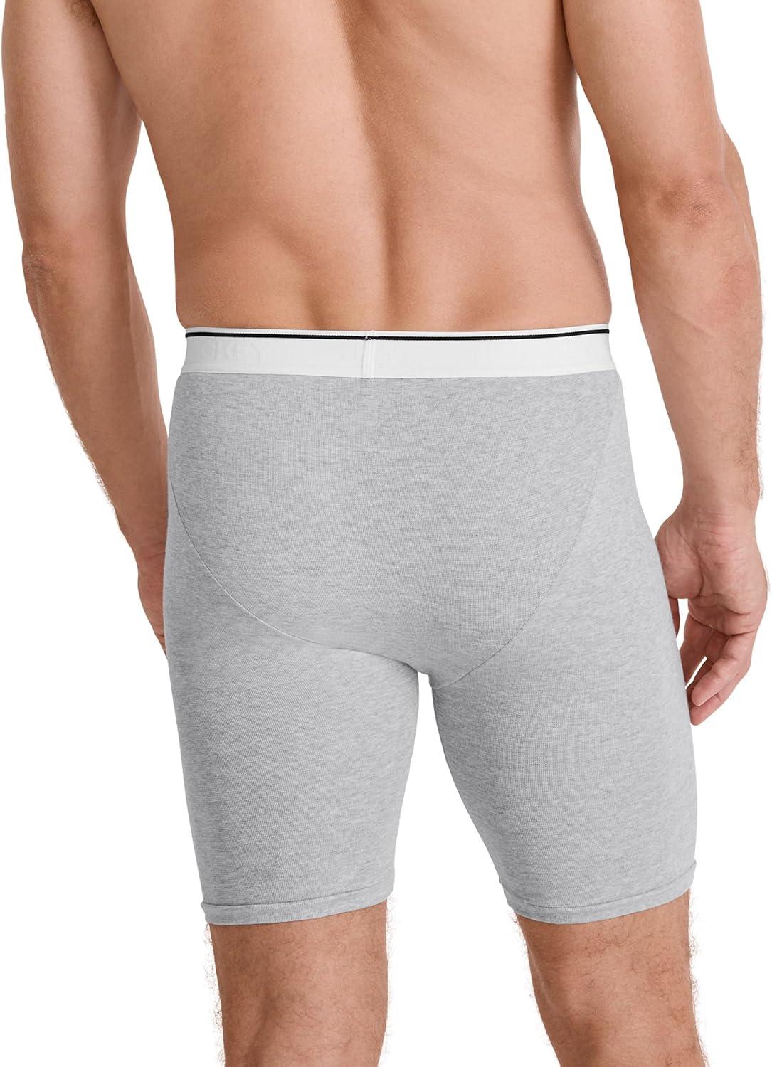 imageJockey Mens Underwear Pouch 10 Midway Brief 6 PackGrey Heather