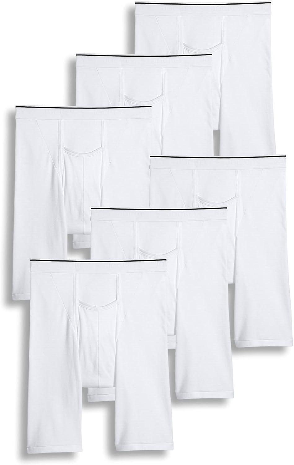 imageJockey Mens Underwear Pouch 10 Midway Brief 6 PackWhite