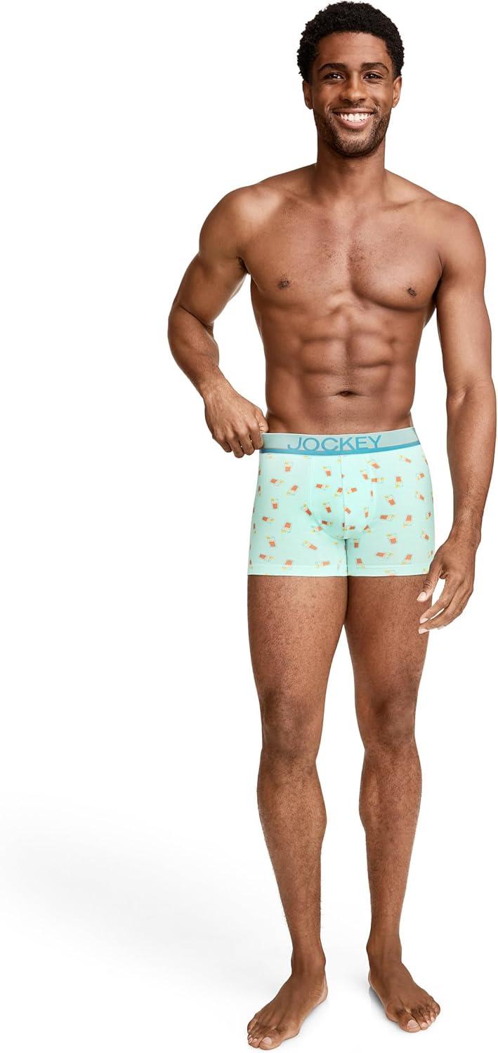 imageJockey Mens Underwear True Style 4 Trunk 3 PackCold Midnight