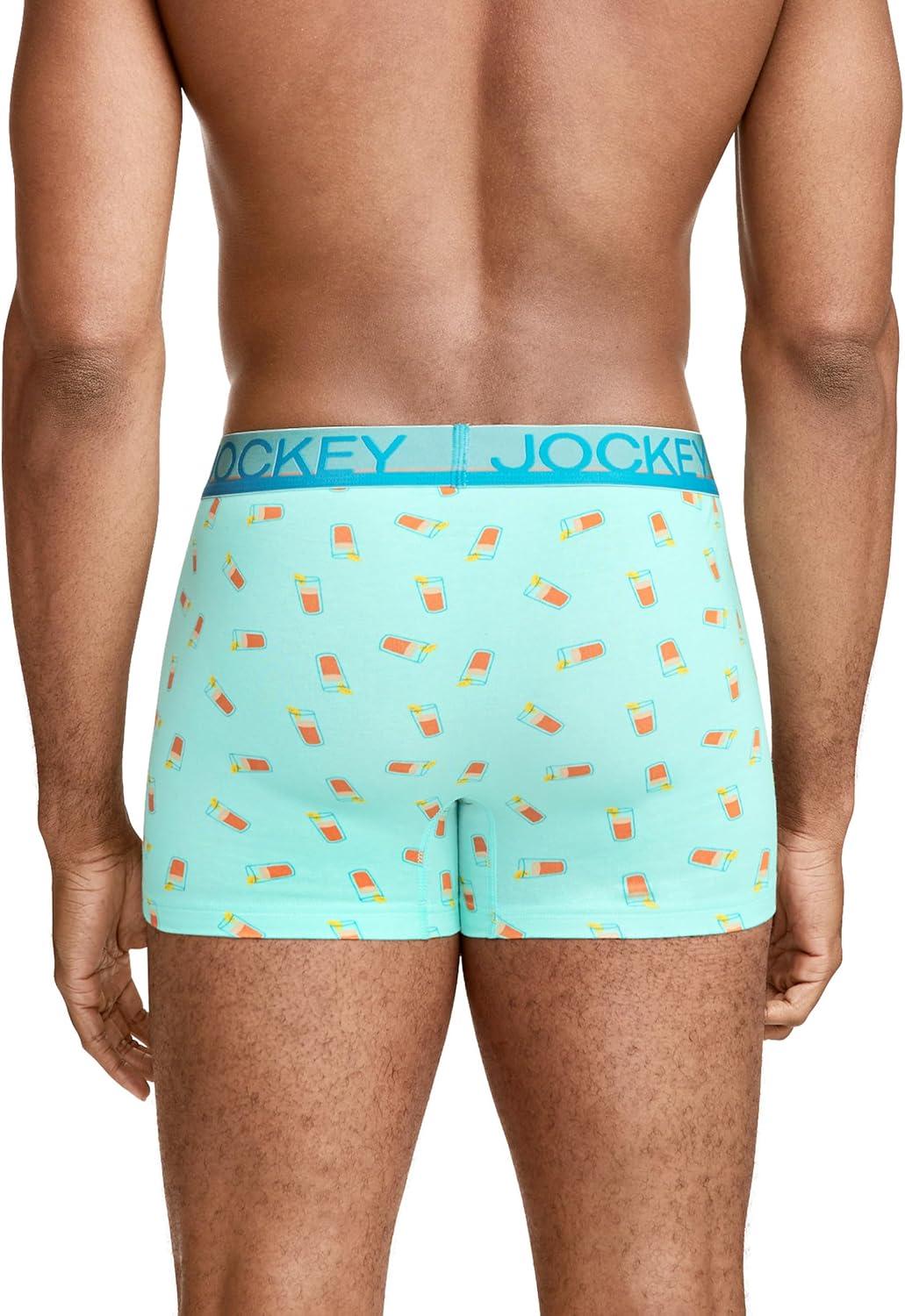 imageJockey Mens Underwear True Style 4 Trunk 3 PackCold Midnight