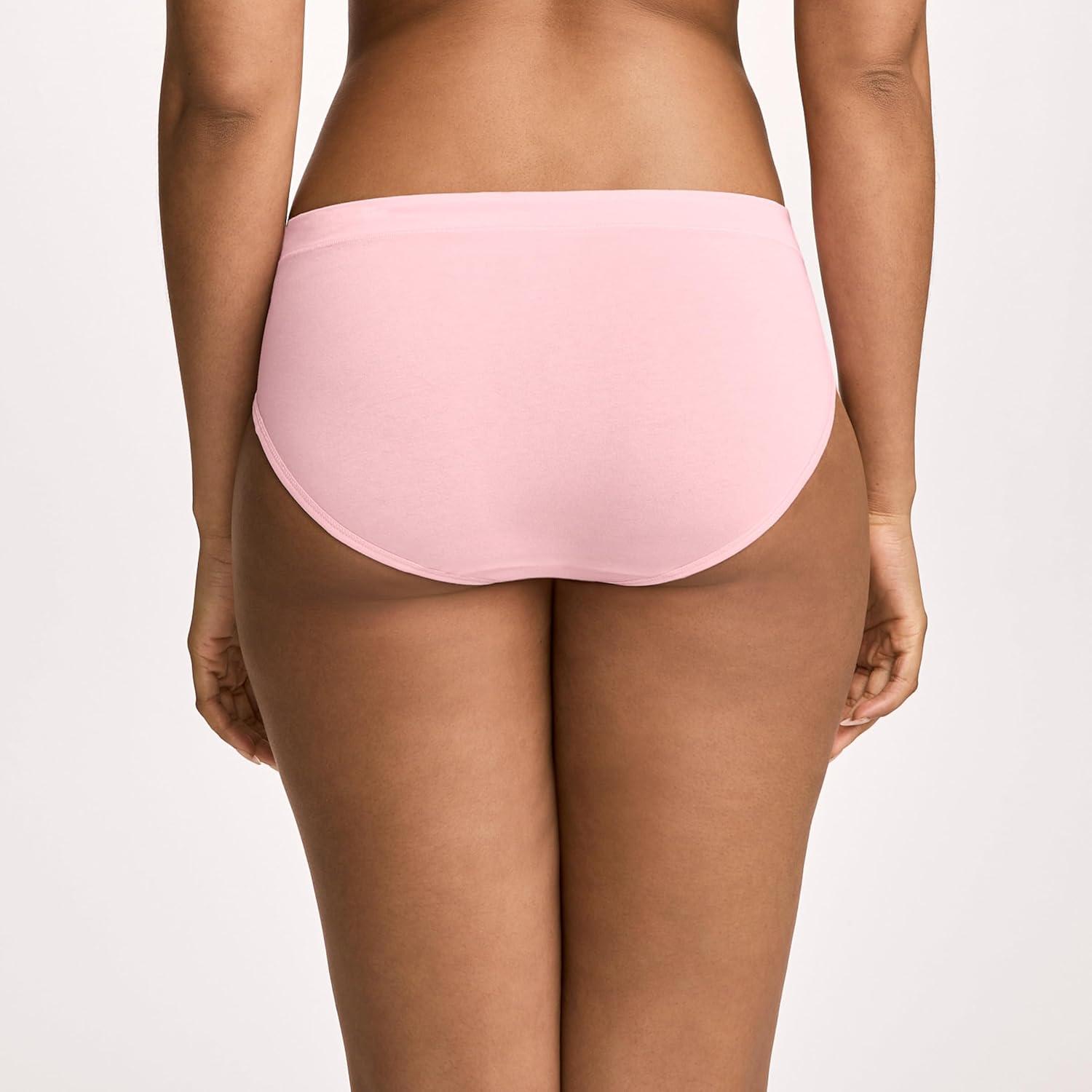 imageJockey Womens Underwear Cotton Stretch BikiniCamilla Pink