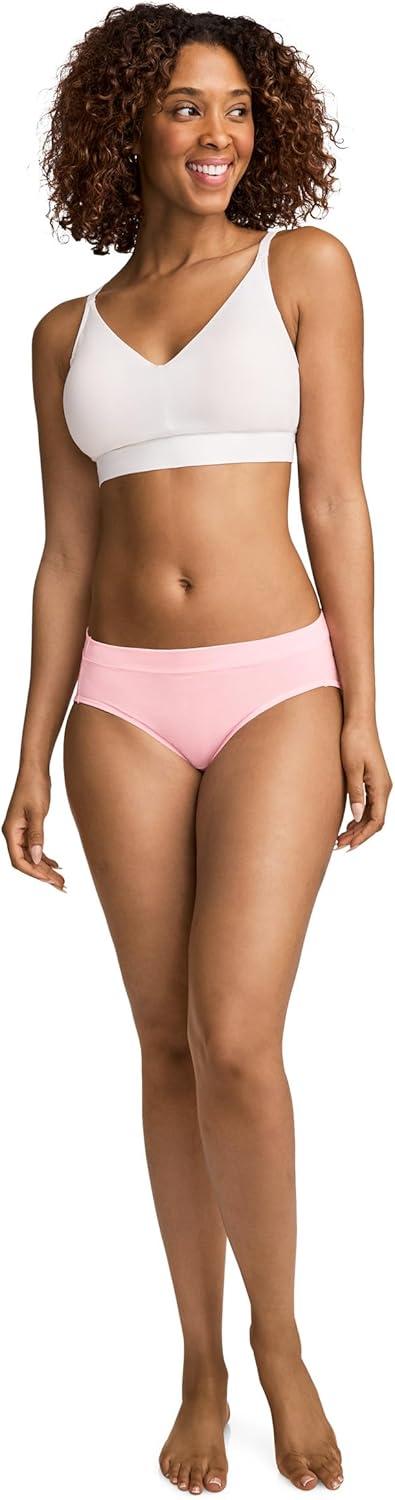 imageJockey Womens Underwear Cotton Stretch BikiniCamilla Pink