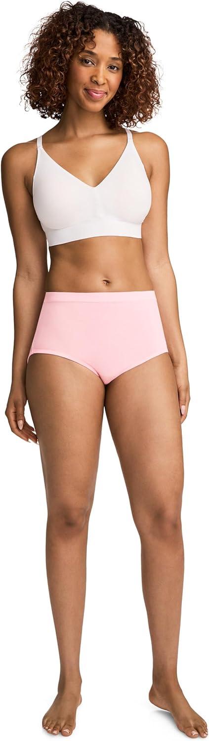 imageJockey Womens Underwear Cotton Stretch BriefCamilla Pink