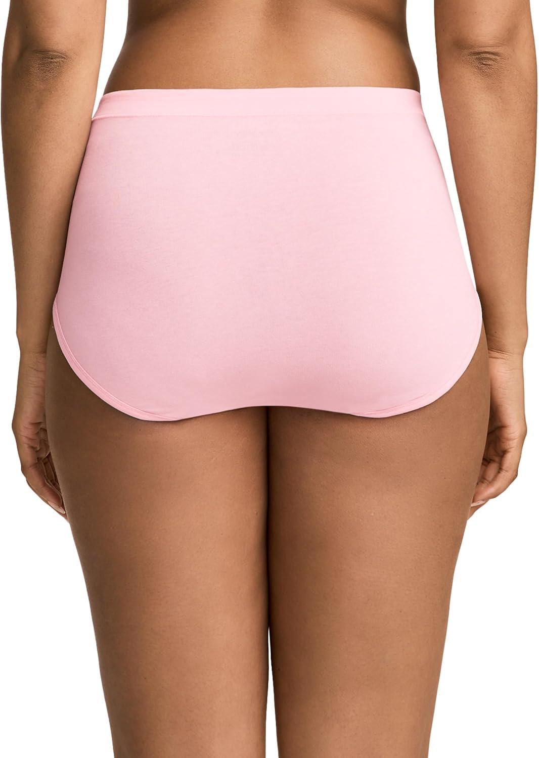 imageJockey Womens Underwear Cotton Stretch BriefCamilla Pink
