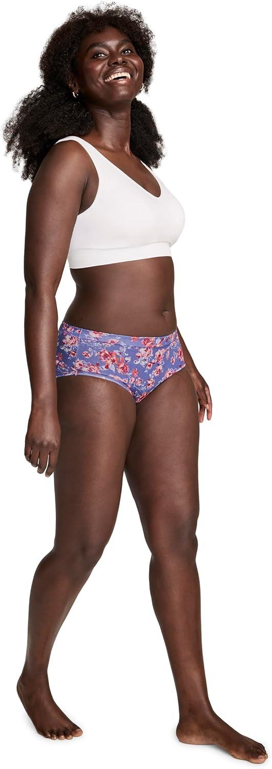 imageJockey Womens Underwear Cotton Stretch HipsterFloral Spell