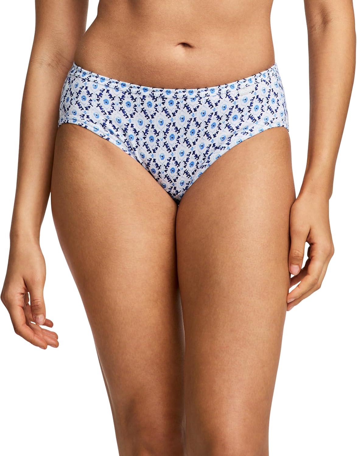 imageJockey Womens Underwear Elance Bikini 3 PackPicnic Floral