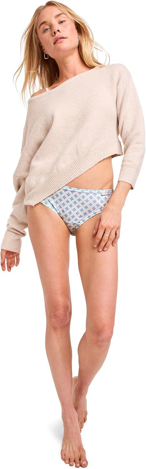 imageJockey Womens Underwear Elance Bikini 3 PackSeaWinter SprigHydrangea