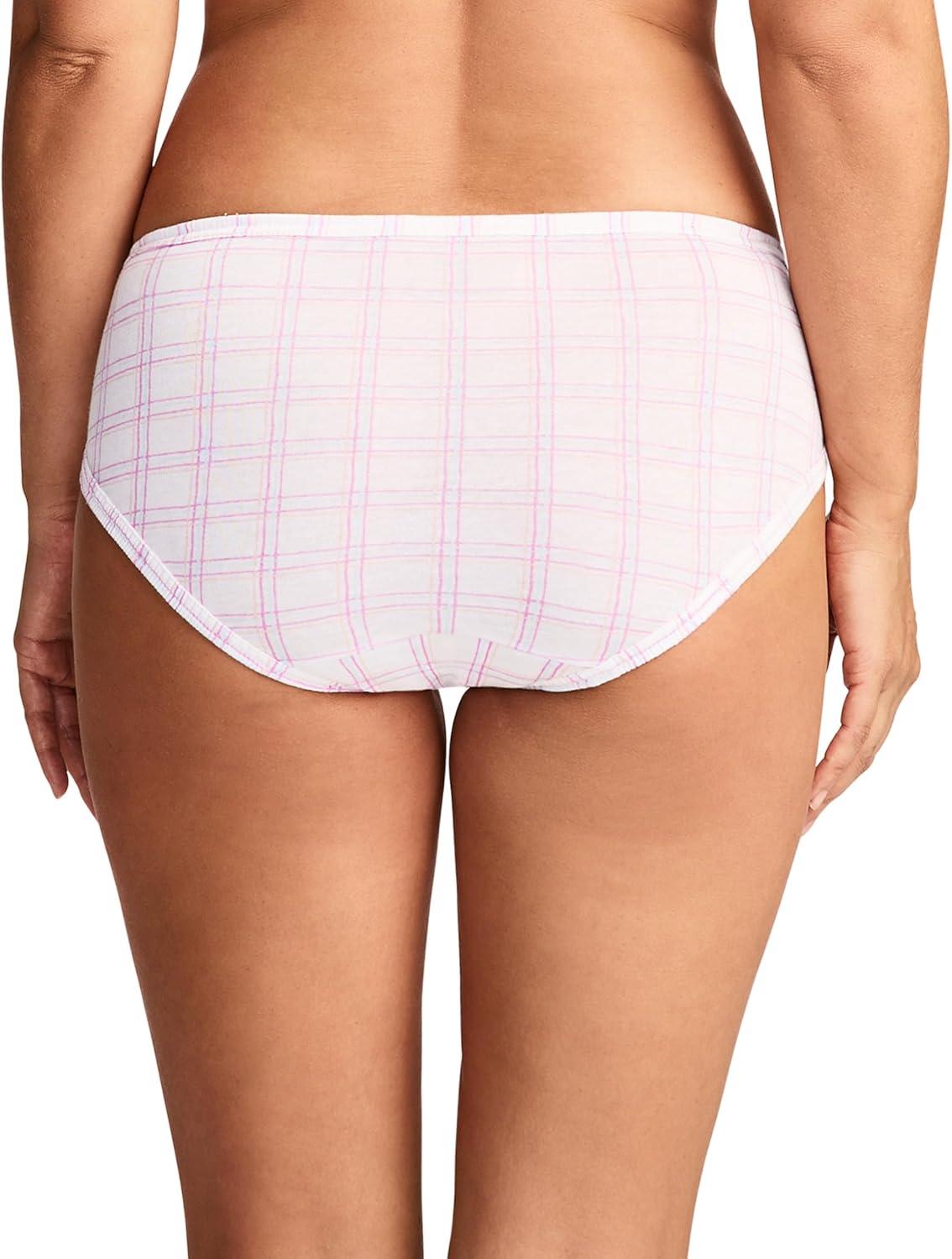 imageJockey Womens Underwear Elance Bikini 3 PackWatercolor Rose