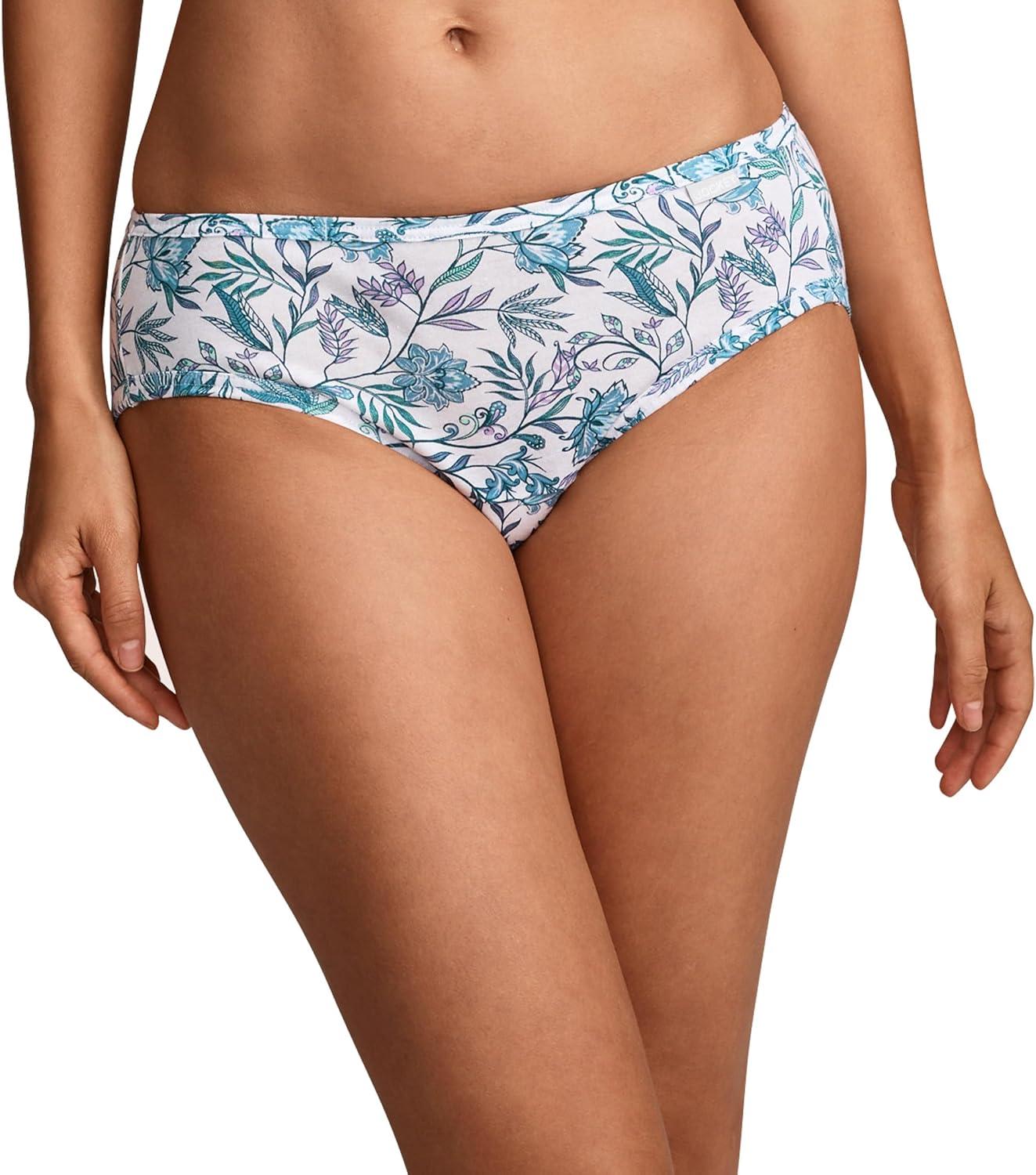 imageJockey Womens Underwear Elance Bikini 3 PackWyndham Floral