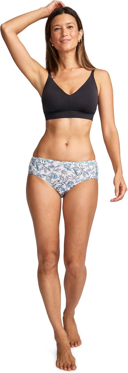 imageJockey Womens Underwear Elance Bikini 3 PackWyndham Floral