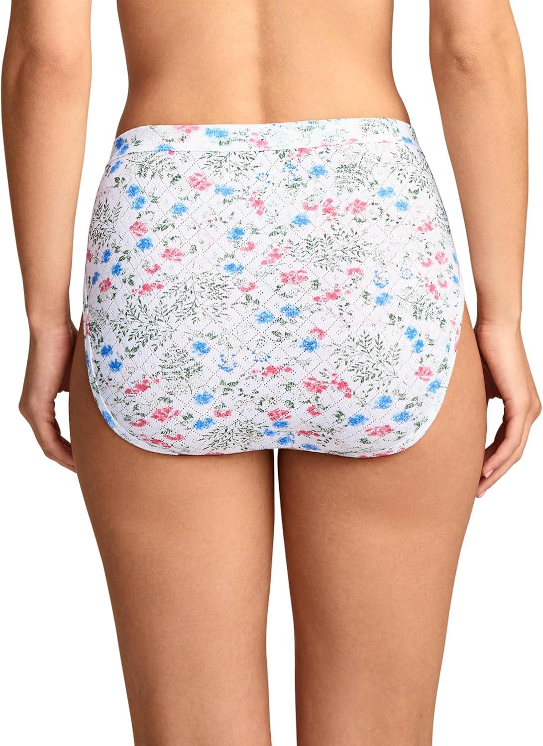 imageJockey Womens Underwear Elance Breathe French Cut 3 PackGarden Ferns