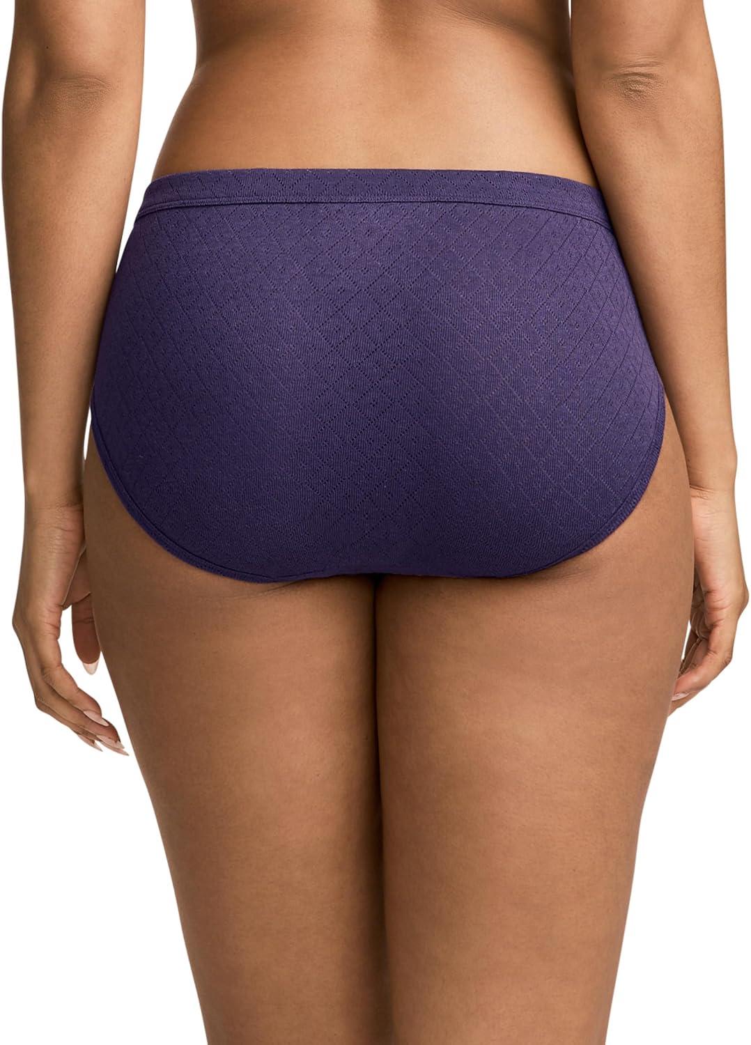 imageJockey Womens Underwear Elance Breathe Hipster 3 PackPurple Dream