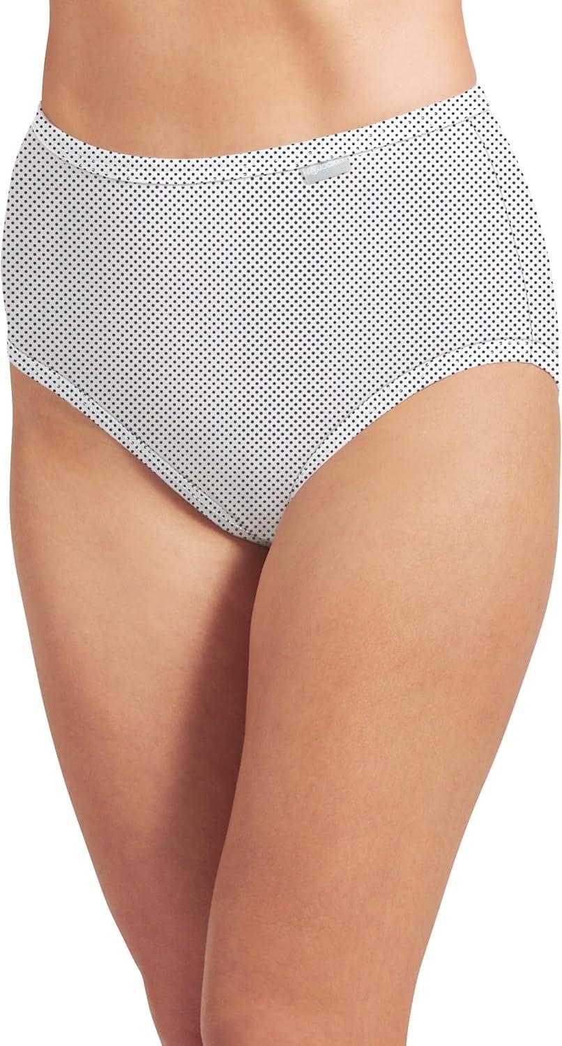 imageJockey Womens Underwear Elance Brief 3 PackDeep Blue HeatherDeep Blue DotSea Blue Heather