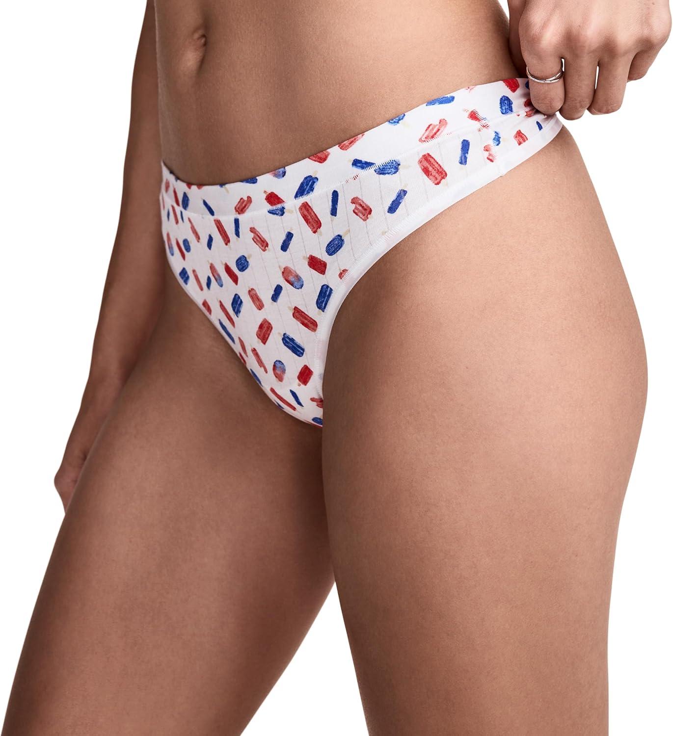 imageJockey Womens Underwear Light amp Airy ThongBlue Treats