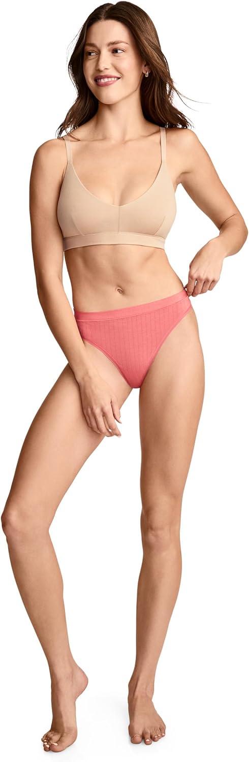 imageJockey Womens Underwear Light amp Airy ThongCoral Pink