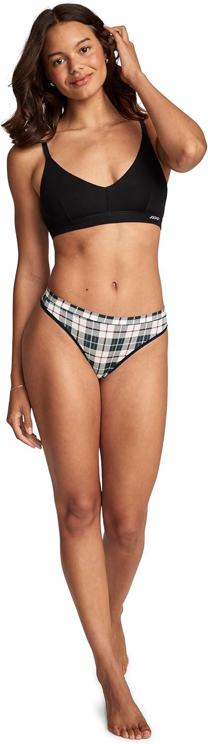 imageJockey Womens Underwear Light amp Airy ThongCozy Bay Plaid