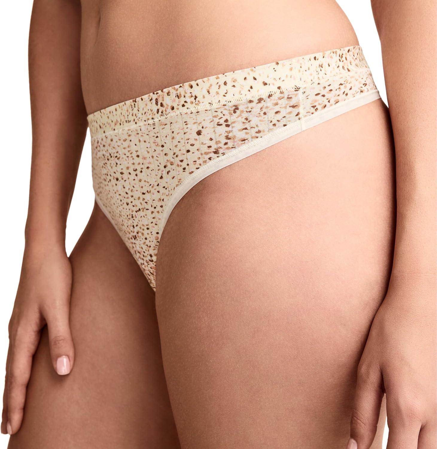 imageJockey Womens Underwear Light amp Airy ThongNatural Pebble