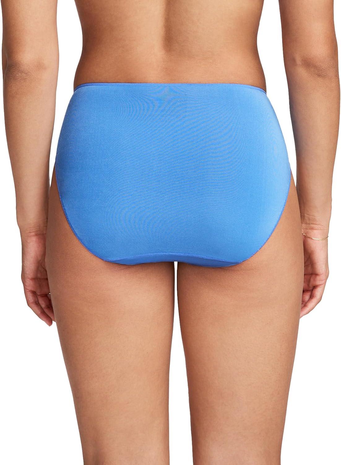 imageJockey Womens Underwear No Panty Line Promise Tactel Hi CutCrisp Blue