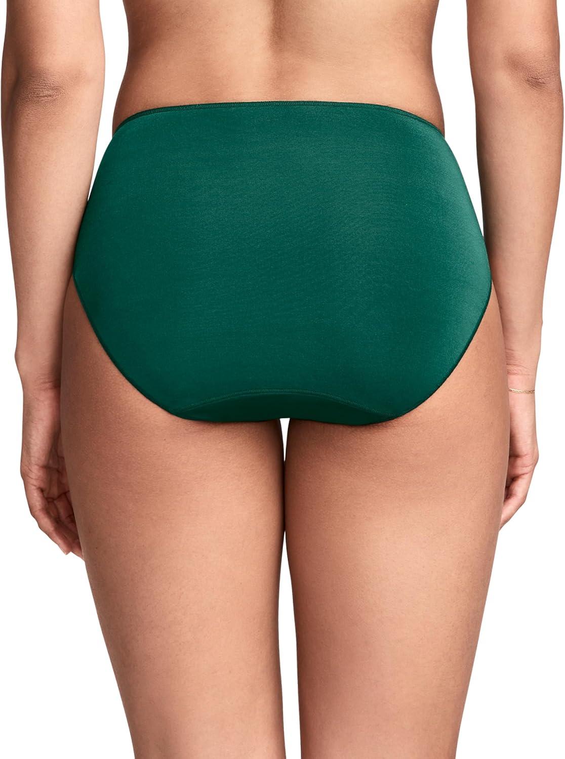 imageJockey Womens Underwear No Panty Line Promise Tactel Hi CutDark Fern