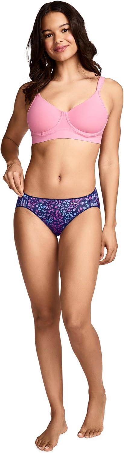 imageJockey Womens Underwear No Panty Line Promise Tactel Hi CutEyespots