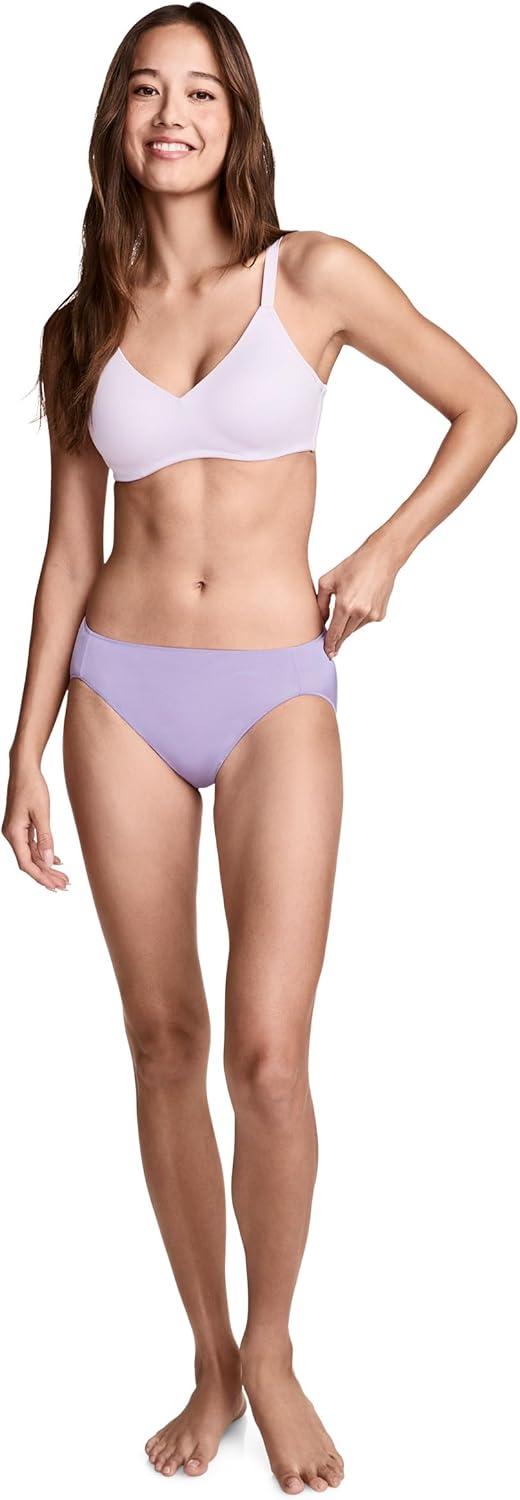 imageJockey Womens Underwear No Panty Line Promise Tactel Hi CutLavandula