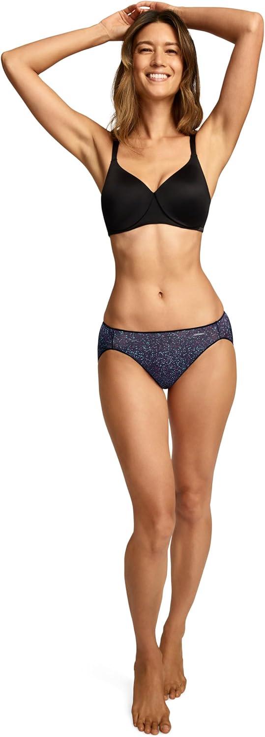 imageJockey Womens Underwear No Panty Line Promise Tactel Hi CutPebbled Texture