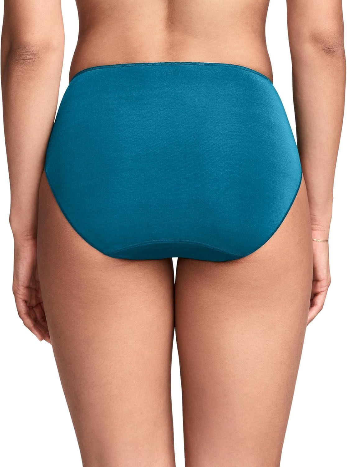 imageJockey Womens Underwear No Panty Line Promise Tactel Hi CutTurquoise Jewel