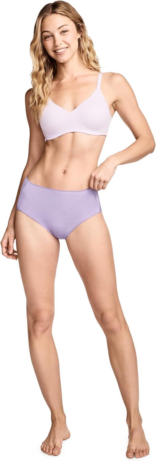 imageJockey Womens Underwear No Panty Line Promise Tactel Hip BriefLavandula