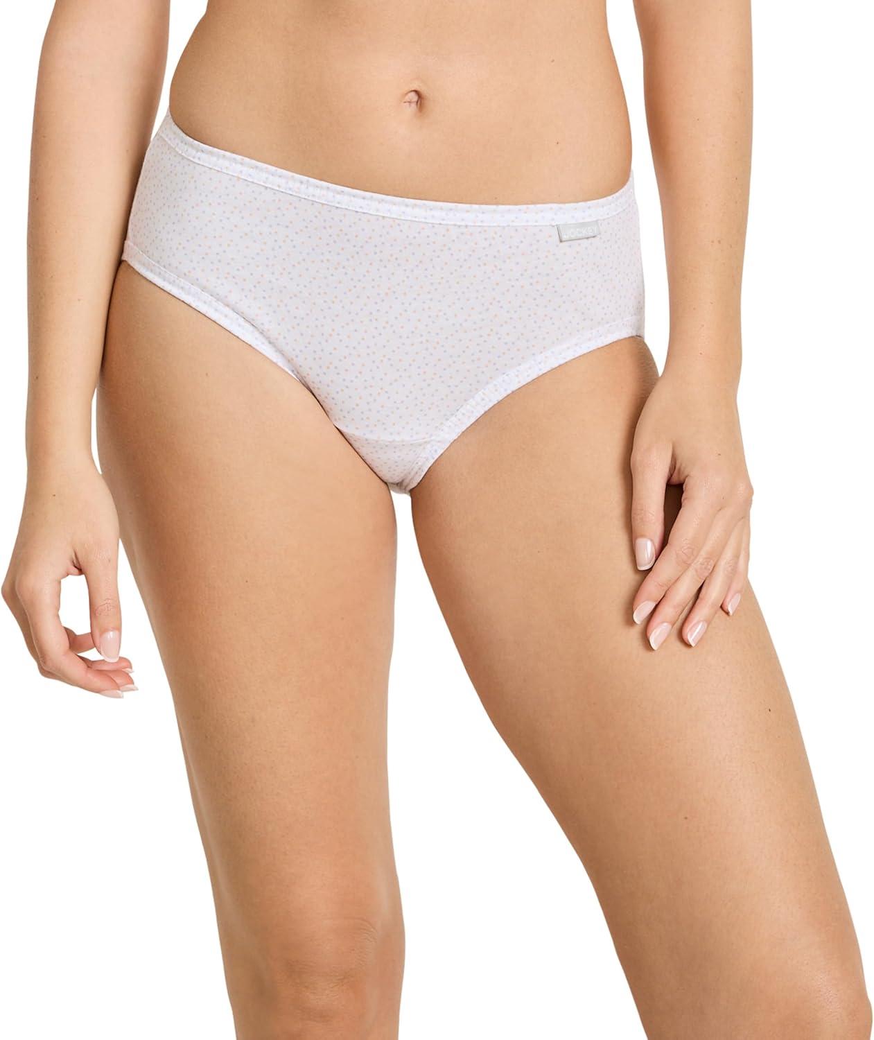 imageJockey Womens Underwear Plus Size Elance Bikini 6 PackTango Dot